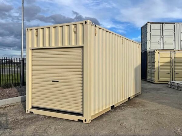 20ft HC Shipping Container with Rollup Door – Extra Height, Secure & Easy Access