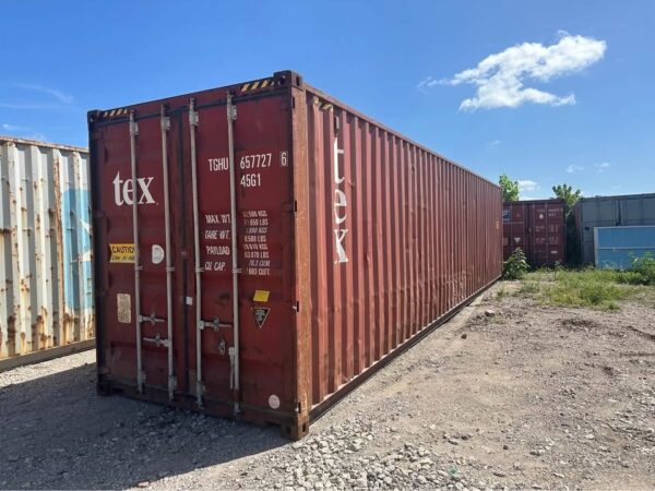 40 High Cube Shipping Container – Solid & Spacious!