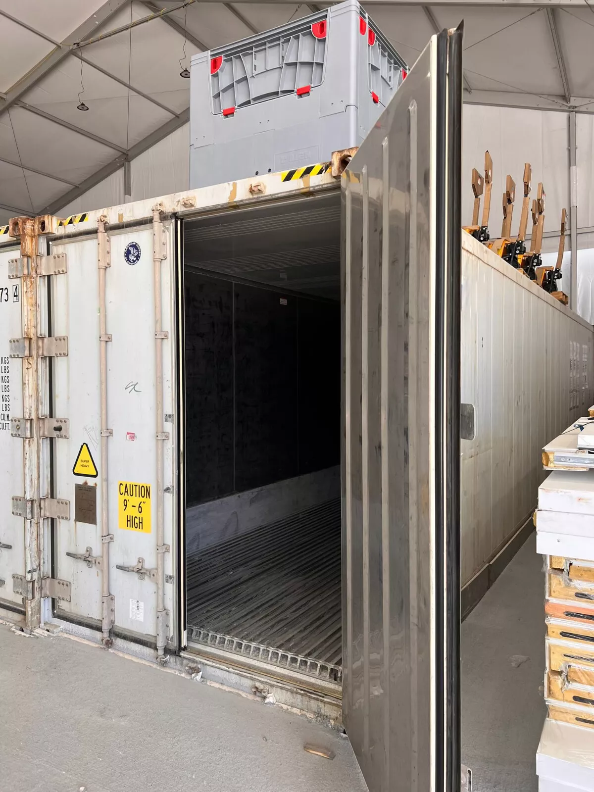 40Ft High Cube Refrigerated Storage Container Carrier Primeline YOM - Image 2