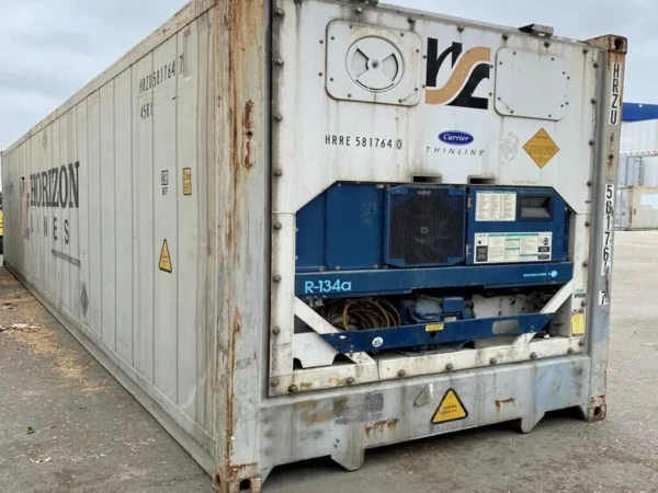 40ft HC Reefer Container–Wind & Water Tight, Non-Working For Sale